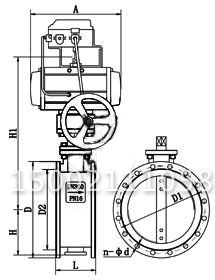 氣動(dòng)通風(fēng)調(diào)節(jié)蝶閥 (配定位器)