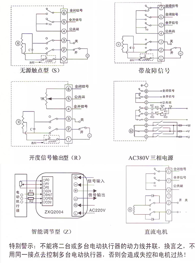 電動高真空蝶閥電路接線圖